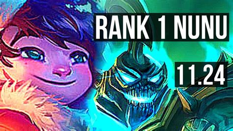 Nunu Vs Heca Jng Rank 1 Nunu 8 0 7 800 Games 1 2m Mastery