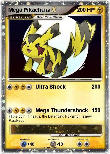 Pokémon Mega Pikachu 215 215 Ultra Shock My Pokemon Card