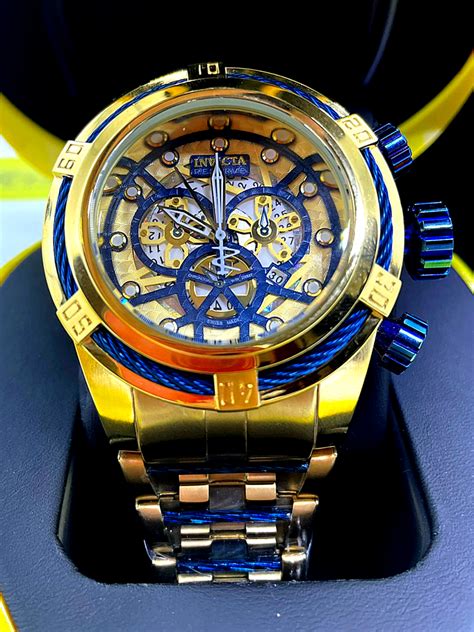 Black Friday Invicta Zeus Bolt Skeleton Banhado Prova D Gua