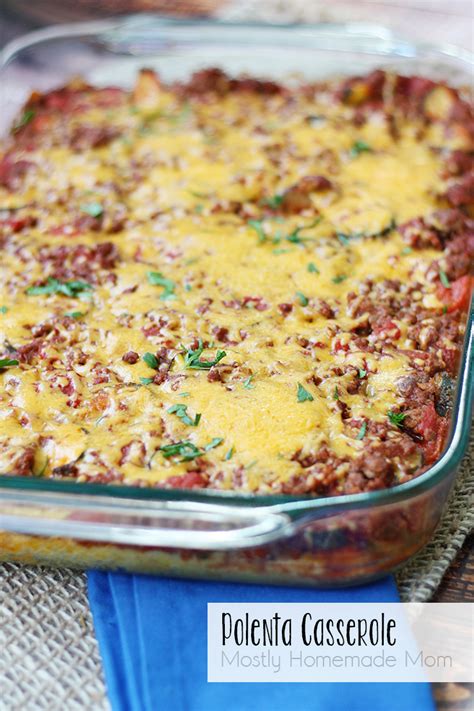 Polenta Casserole Mostly Homemade Mom