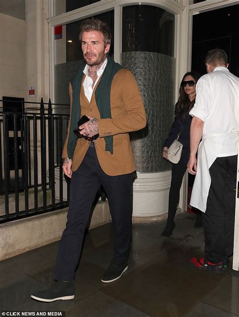 Victoria Beckham Puts On A Very Leggy Display For A Romantic Dinner