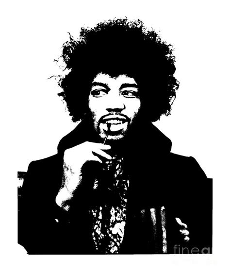 Retro Jimi Hendrix Pop Art Digital Art By Rocking The Things Fine Art