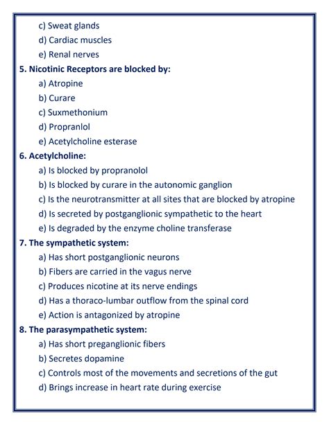 SOLUTION Autonomic Nervous System Mcq Studypool