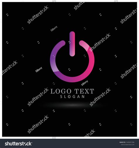 Power On Off Logo Symbol Icon Stock Vector (Royalty Free) 1545051596 ...