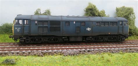 R3746 Hornby Oo Gauge Class 31 Diesel Locomotive Br Blue Livery Renumbered To 31117 Gc