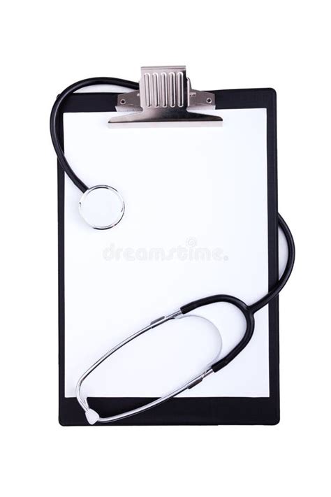 Empty Medical Clipboard Stock Photo Image Of Healthcare 12899830