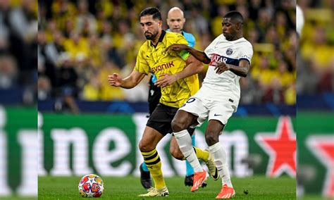 Borussia Dortmund venció a PSG por la mínima diferencia en la ida de la