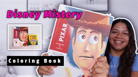 DISNEY MYSTERY COLORING BOOK PIXAR YouTube