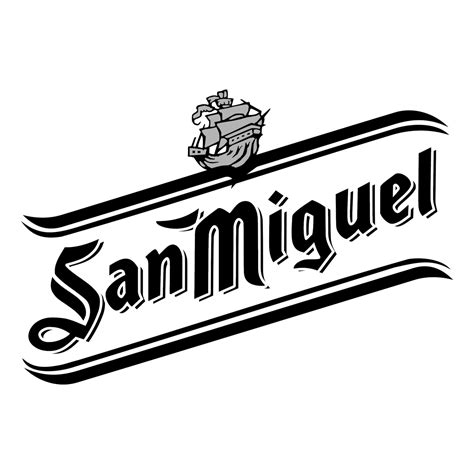 San Miguel Cerveza Logo Black And White Brands Logos