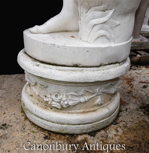 Classical Athena Statue Stone Nude Female Garden Sculpture