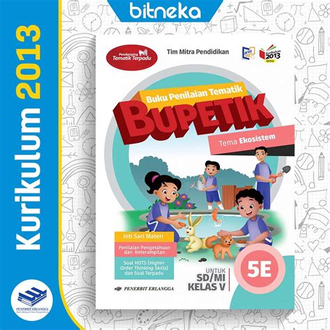 Jual Buku Penilaian Tematik Bupetik Jilid E Sd Mi Kelas Tema