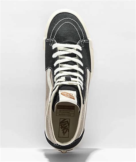 Vans Sk8-Hi Tapered Eco Theory Black & Tan Shoes