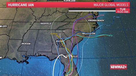 Track Hurricane Ian Live With Forecasts Tracks Spaghetti Models