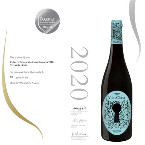 Silver Medal Points From The Decanter World Wine Awards Vinitor