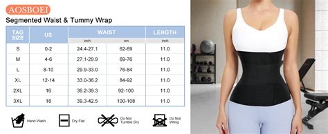 Aosboei Waist Trainer For Women Workout Waist Cincher Trimmer Underbust