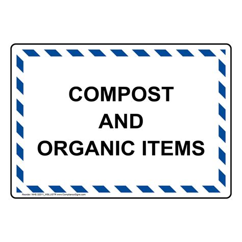 Recycling Trash Conserve Trash Sign Compost And Organic Items