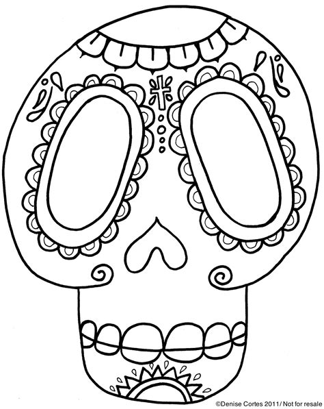 Máscaras calaveras de azúcar mexicanas colorear tus dibujos