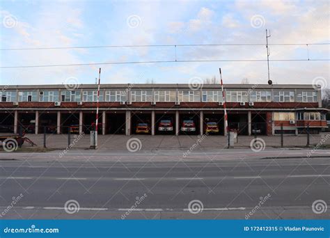 Fire station garage stock image. Image of garage, station - 172412315