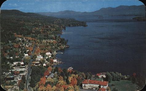 Lake George Village New York Postcard