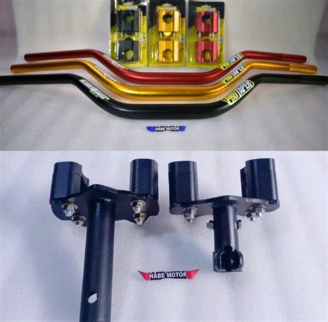 Jual Paketan Stang Fatbar Protaper Plus Adaptor Dudukan Stang Matic