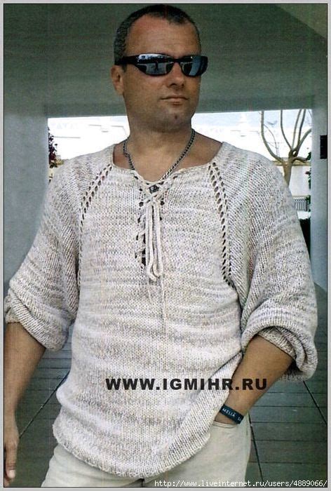 ВЯЗАНИЕ. СПИЦЫ | Мужские свитеры, Одежда для мужчин, Свитер