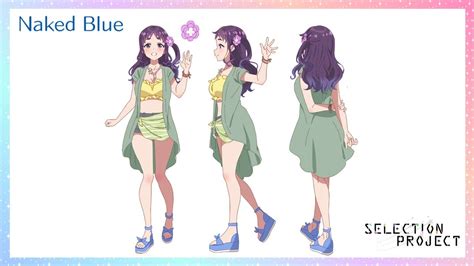 9 Tie Naked Blue Costume Anime