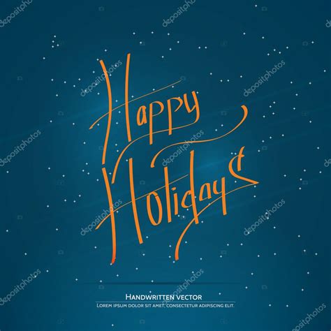 Christmas Handwritten Lettering Stock Illustration By ©logoff 87947572