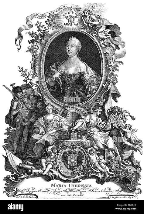 Maria Theresa Of Austria 1717 1780 Archduchess Of Austria And Queen