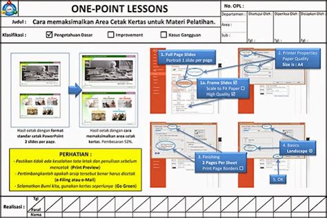 One Point Lesson Template - prntbl.concejomunicipaldechinu.gov.co