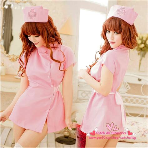 Sg Stock High Quality Sexy Dress Uniform Lingerie Costume Cosplay Temptation Lace Sleepwear