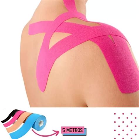 Kinesio Taping Fita Adesiva Fisioterapia Muscular Bandagem MercadoLivre