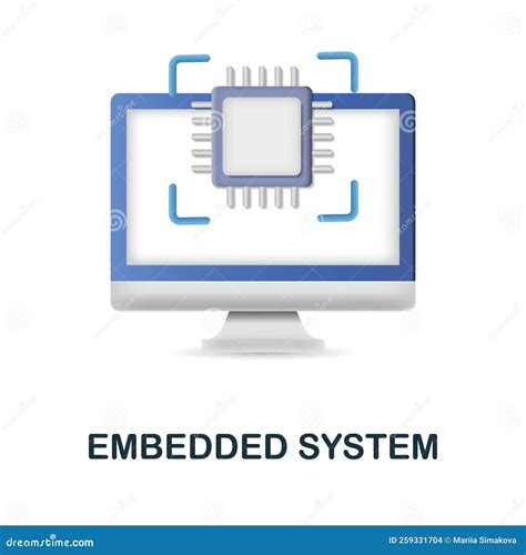 Embedded System Icon Set Four Elements In Diferent Styles From