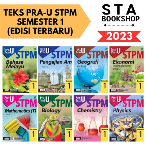 STA TEKS PRA U STPM SEMESTER 1 SASBADI BUKU LATIHAN BUKU RUJUKAN