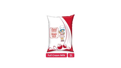 Amul Gold Full Cream Fresh Milk 1l Ghar Jaisi Baat