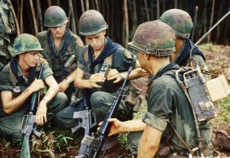 Soldiers from the “Black Scarves” Battalion during an Operation in 1967 ...