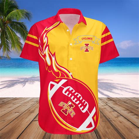 Buy Iowa State Cyclones Hawaii Shirt Flame Ball Ncaa Meteew