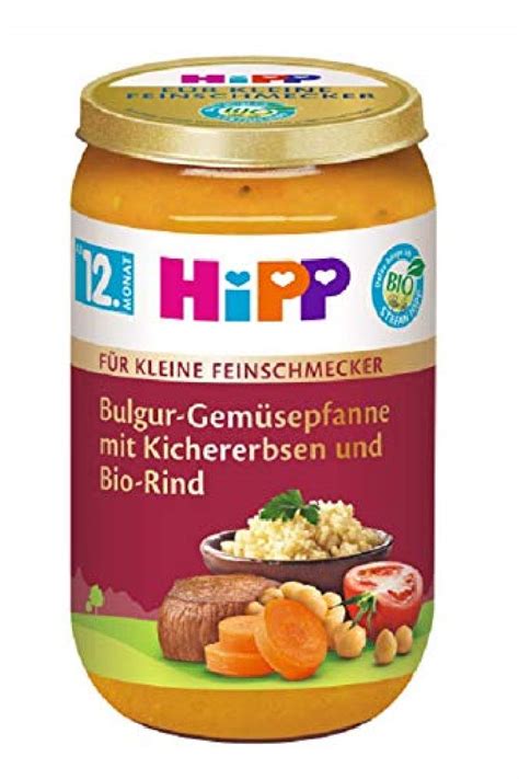 Hipp F R Kleine Feinschmecker Bulgur Gem Sepfanne Mit Kichererbsen Und