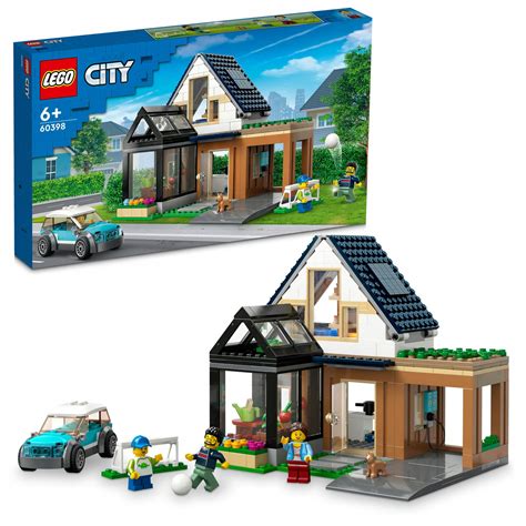 LEGO City Domek rodzinny i samochód elektryczny 60398 13660746733