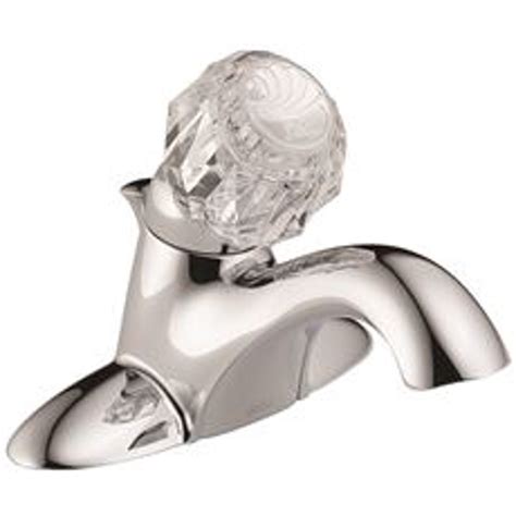 Delta Single Handle Bathroom Faucet Chrome Finish Lead Free - Walmart ...