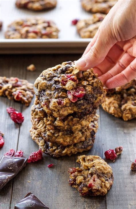 Oatmeal Dark Chocolate And Cranberry Cookies Recipe Runner