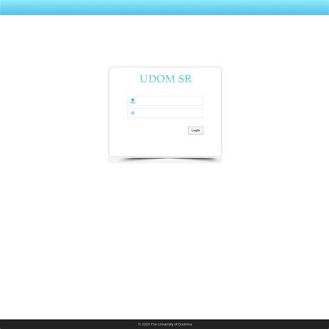 🗄️ SR.UDOM.ac.tz - The University of Dodoma | Central Tanzania Online