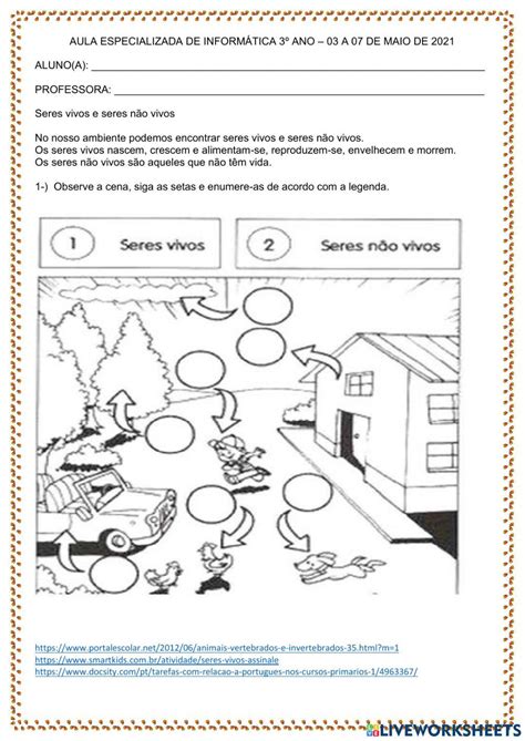 Seres Nao Vivos Exemplo - 8