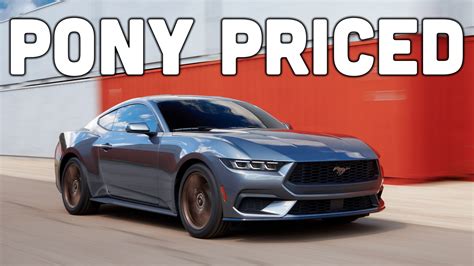 The 2024 Ford Mustang Starts At A Very Reasonable $32,515. Would You Consider Buying One? - The ...