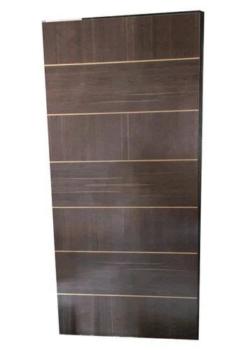 Interior Mm Sepia Brown Pinewood Lamination Door For Apartment At