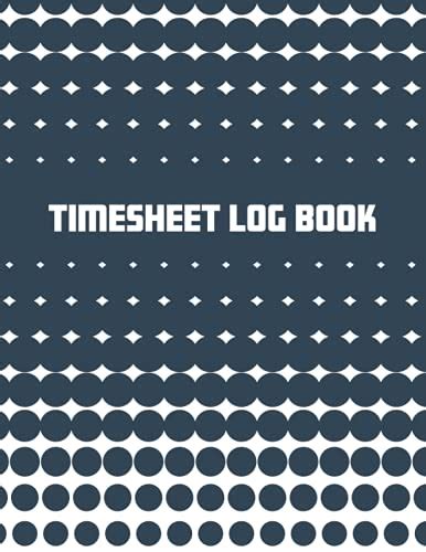 Timesheet Log Book Large Simple Timesheet Tracker To Record Time