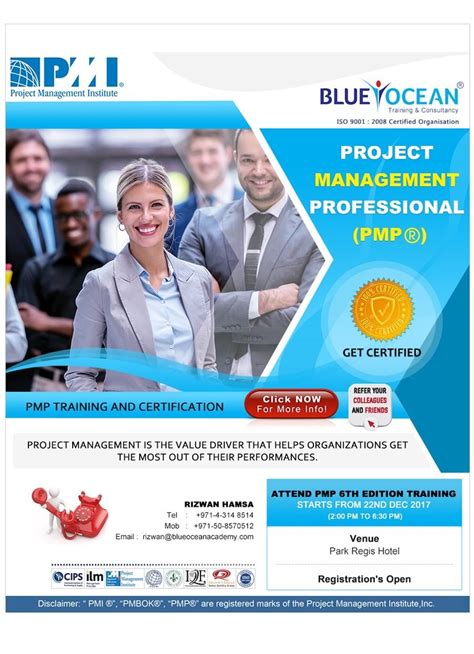 Project Management Training Courses Blue Ocean Academy