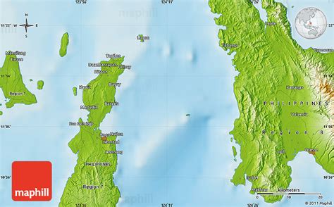 Physical Map of Daanbantayan