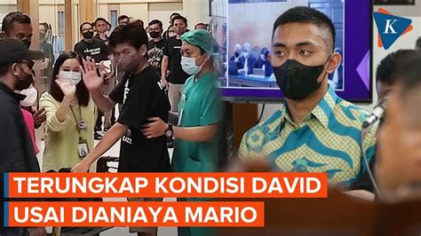 Saksi Beberkan Kondisi David Usai Dianiaya Mario YouTube