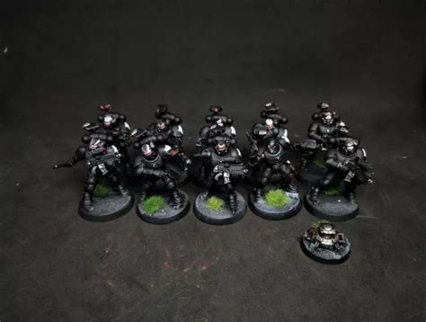 Raven Guard Primaris Incursors Dipinto Warhammer K Space Marines