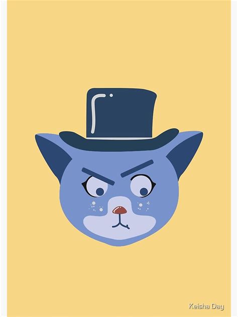 Top Hat Cat Poster For Sale By Keishaday Redbubble